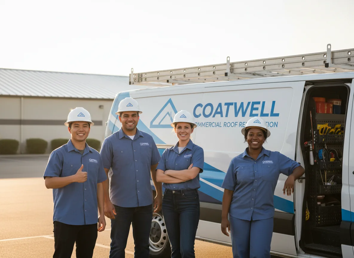 Commercial roof coating company in Alpha, IL